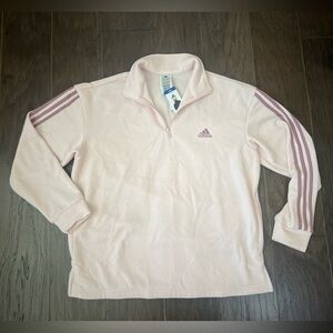 Adidas quarter zip sweater NWT